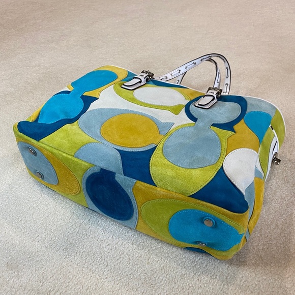 Brand New Vintage Suede Coach Bag Limited Edition - Picture 2 of 9